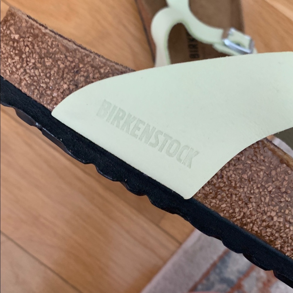 Birkenstock Women's Gizeh Mint Green Thong Sandal - Picture 6 of 8